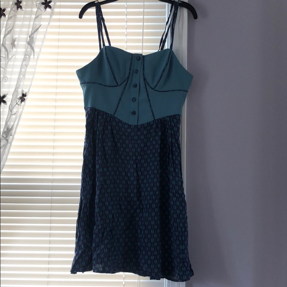 Blue & purple dress